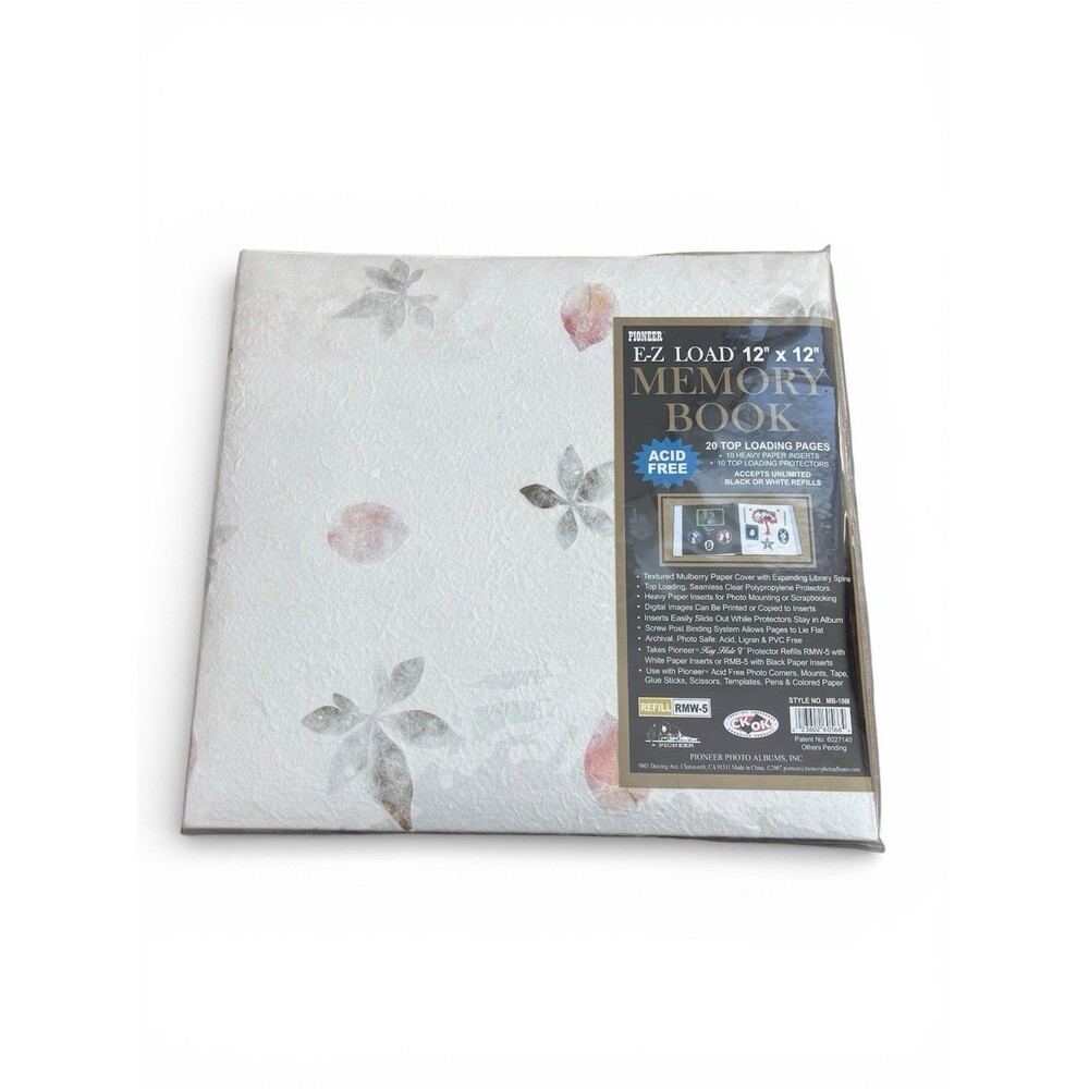 Pioneer Scrapbook 11x14 Real Dried Flower 100Page Handmade Paper Large Jumbo New